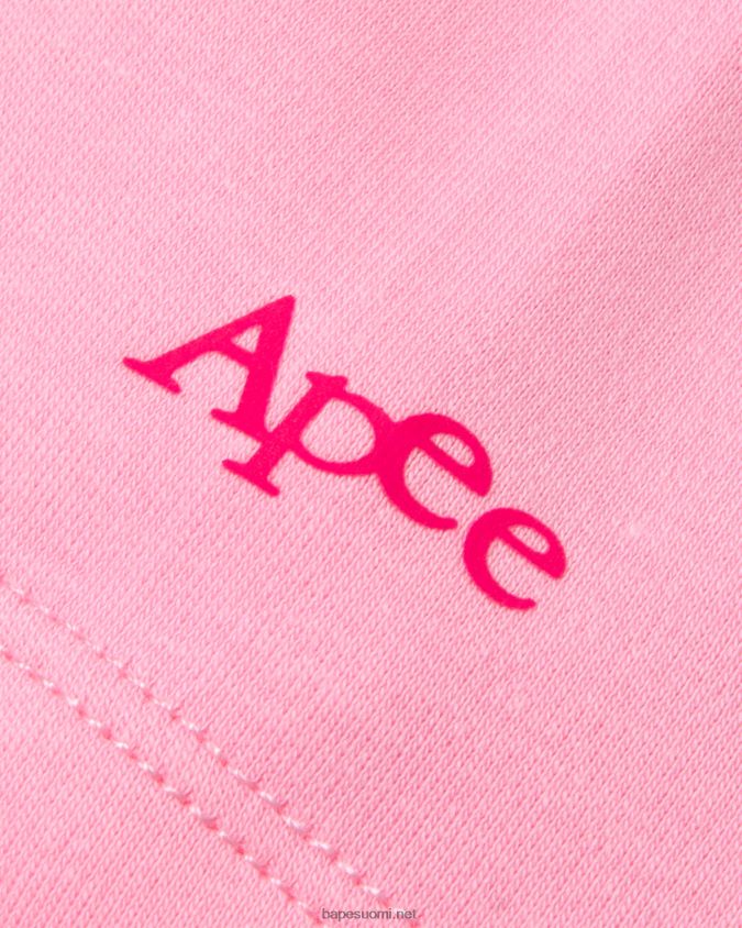 vaaleanpunainen naiset A Bathing Ape kukka leikattu t-paita 8HT2D8966
