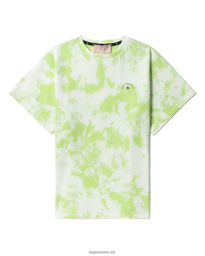 vaaleanvihreä naiset A Bathing Ape logolla solmittava t-paita 8HT2D8790