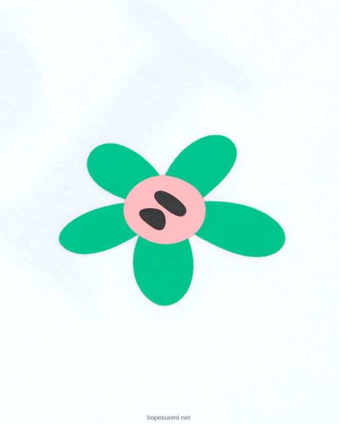 valkaistu valkoinen naiset A Bathing Ape klassinen t-paita 8HT2D8958