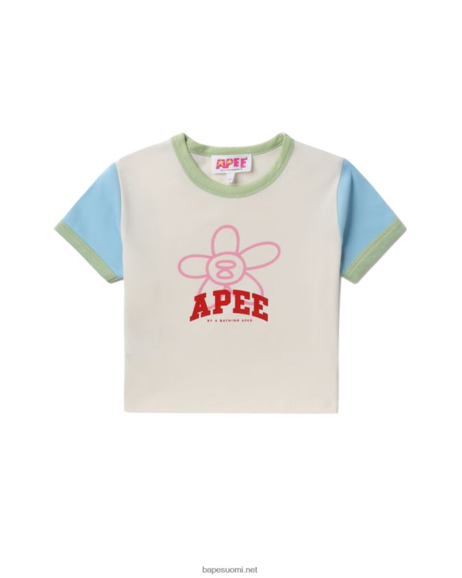 valkoinen naiset A Bathing Ape graafinen toppi 8HT2D8800