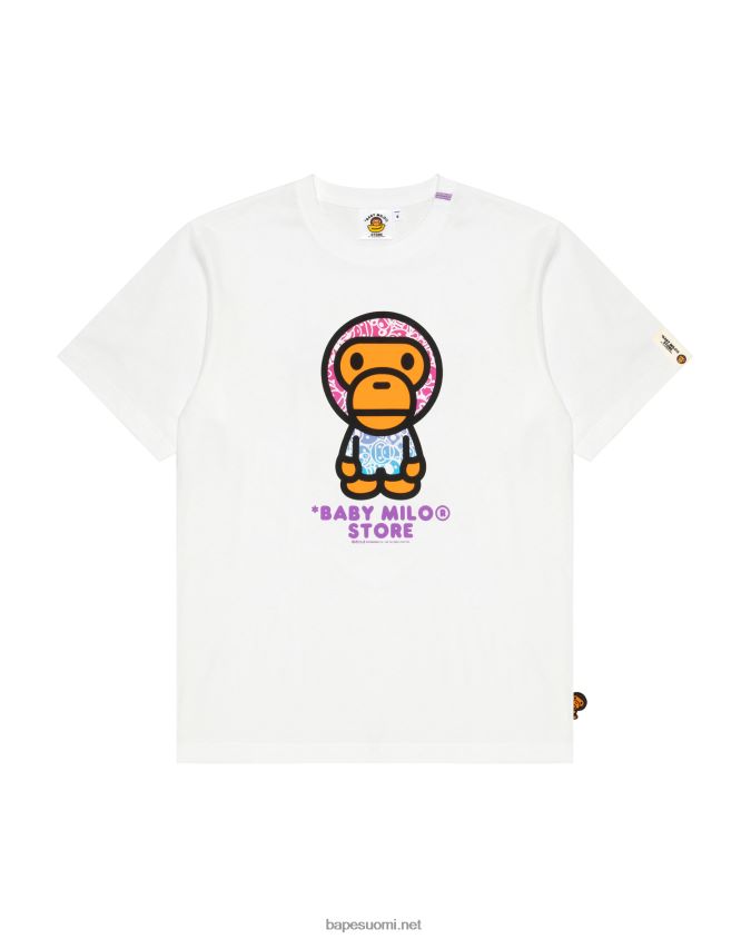 valkoinen naiset A Bathing Ape vauva milo paita 8HT2D8857