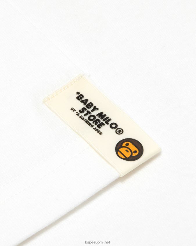 valkoinen naiset A Bathing Ape vauva milo paita 8HT2D8857
