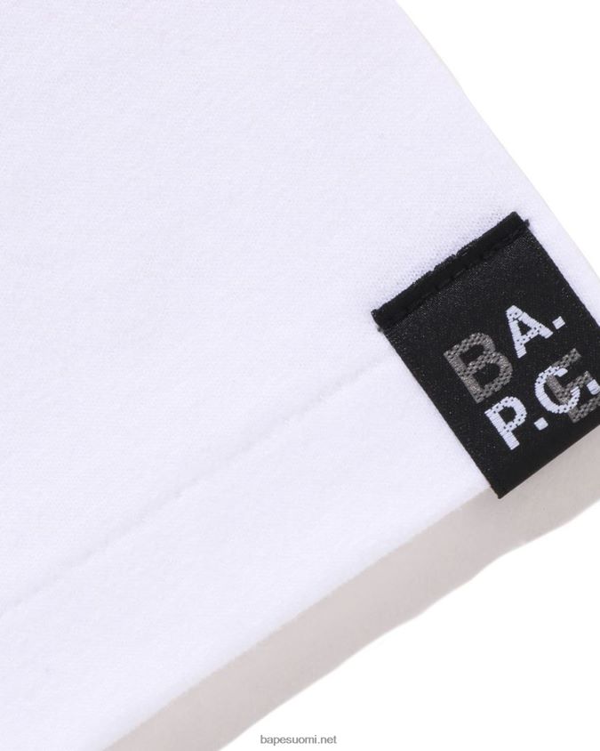 valkoinen naiset A Bathing Ape x a.p.c. leveä t-paita 8HT2D8901