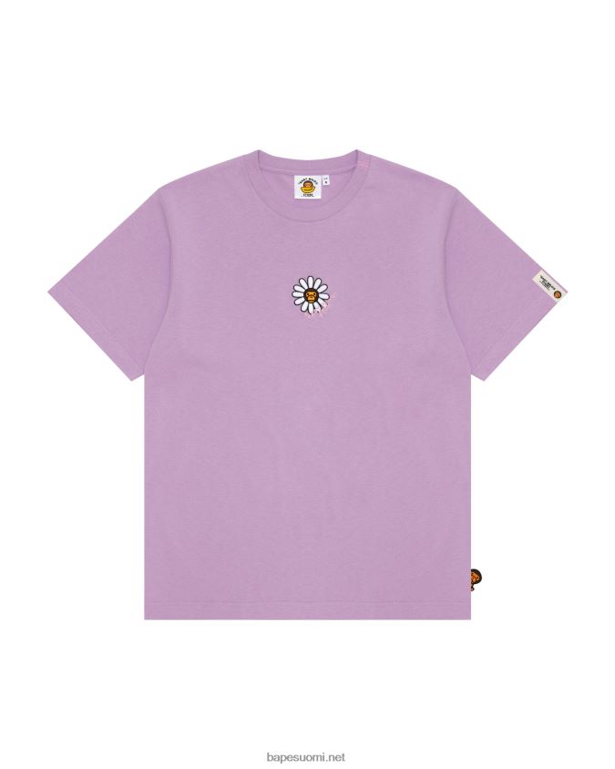 violetti naiset A Bathing Ape baby milo lyhythihainen t-paita 8HT2D8859