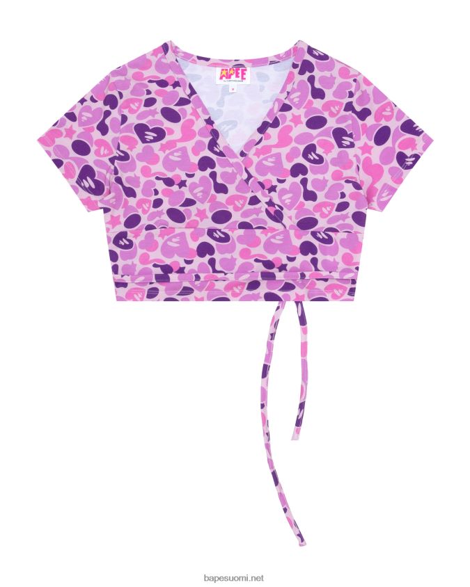 violetti naiset A Bathing Ape painettu yläosa 8HT2D8937