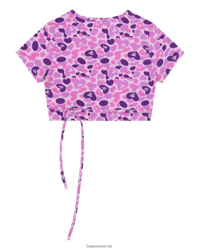 violetti naiset A Bathing Ape painettu yläosa 8HT2D8937