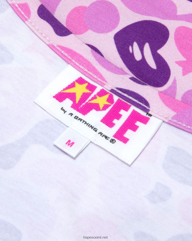 violetti naiset A Bathing Ape painettu yläosa 8HT2D8937