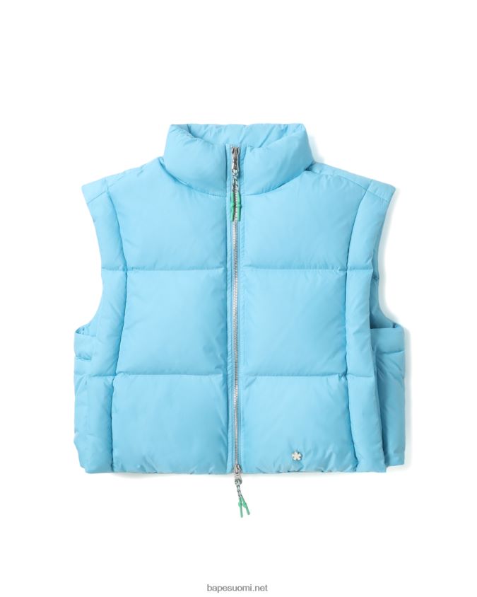sininen naiset A Bathing Ape lyhennetty pehmustettu untuliivi 8HT2D8794