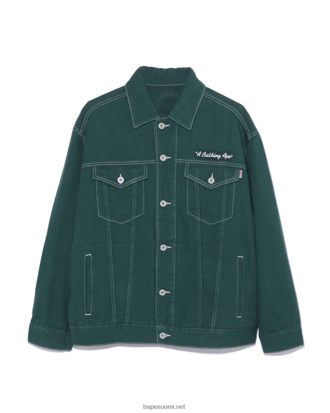 syvä viidakko naiset A Bathing Ape mestari ylisuuri värillinen twill-takki 8HT2D8911