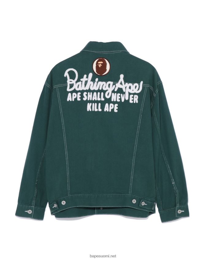 syvä viidakko naiset A Bathing Ape mestari ylisuuri värillinen twill-takki 8HT2D8911