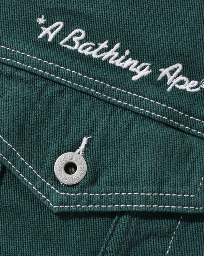syvä viidakko naiset A Bathing Ape mestari ylisuuri värillinen twill-takki 8HT2D8911