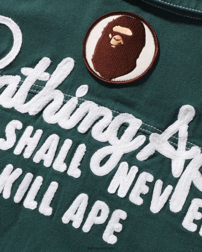 syvä viidakko naiset A Bathing Ape mestari ylisuuri värillinen twill-takki 8HT2D8911