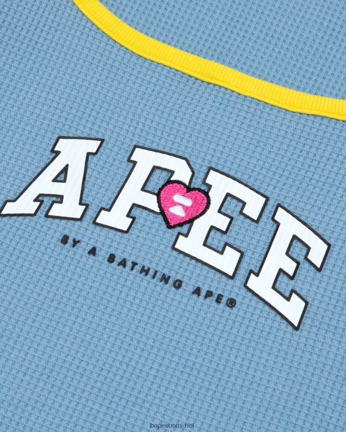 hapan sininen naiset A Bathing Ape graafinen liivi 8HT2D8947